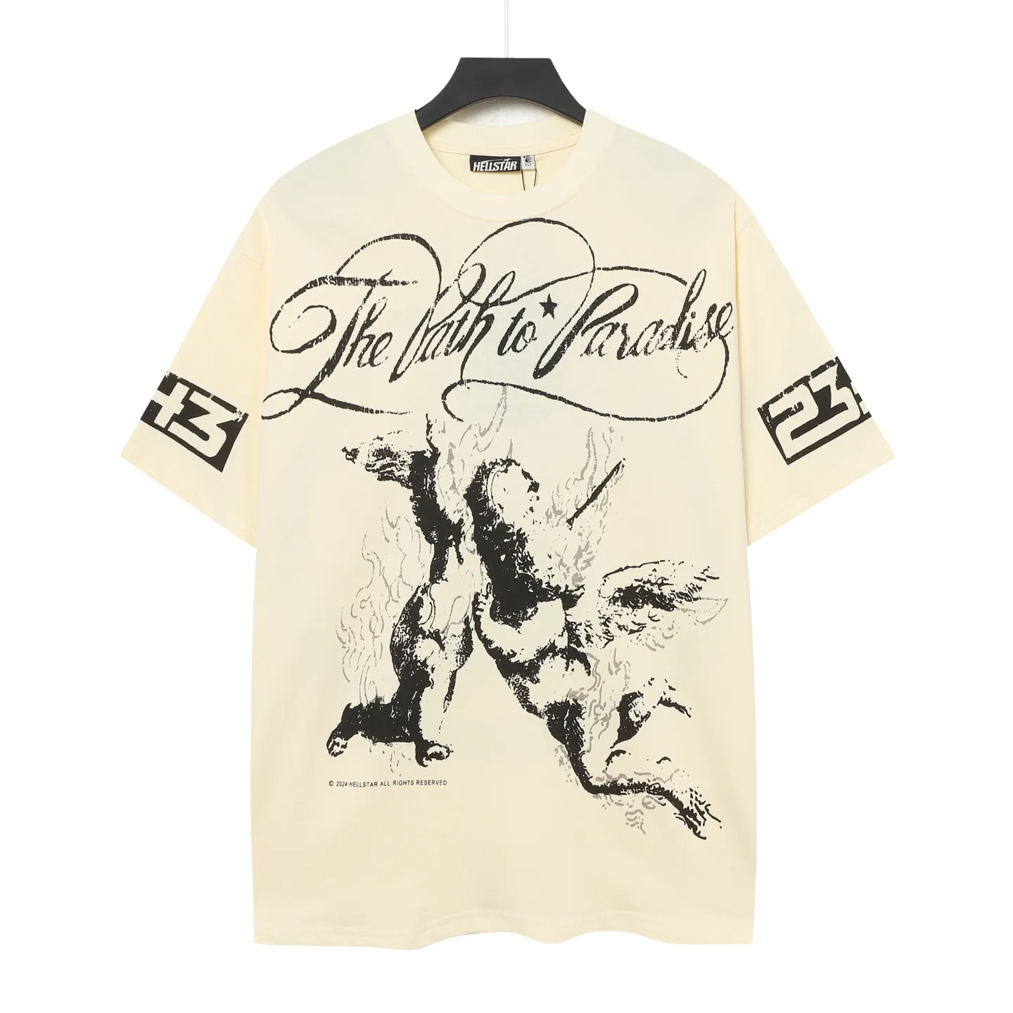 713# /White I P54 In Stock Hellstar 、 T （fabric):32 240 Sizes（size）：S-M- L- X L （colour）： /White